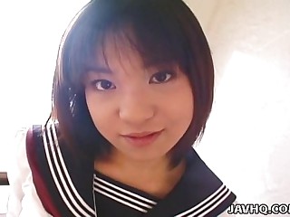 Pretty Japanese schoolgirl..